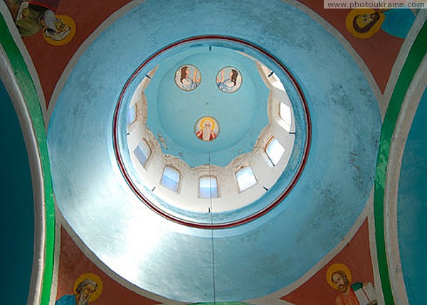 Nova Chortoryia. Dome of church of A. Nevskyi Zhytomyr Region Ukraine photos