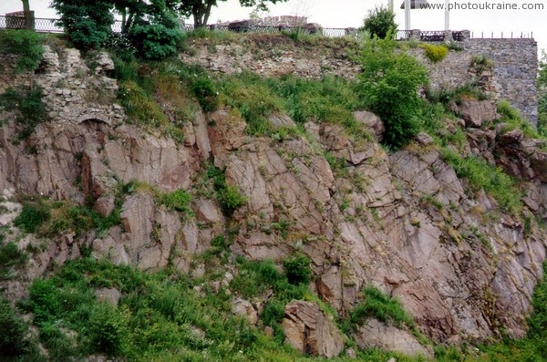Novograd-Volynskyi. Granite rock Zhytomyr Region Ukraine photos