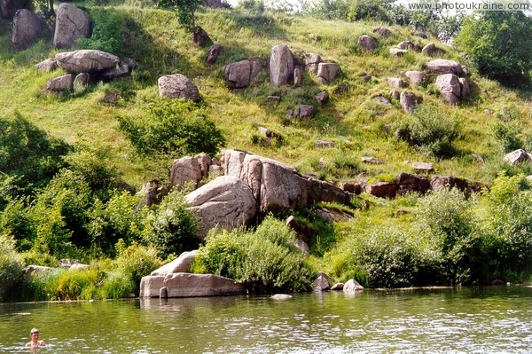 Novograd-Volynskyi. Nadsluchanski granites Zhytomyr Region Ukraine photos