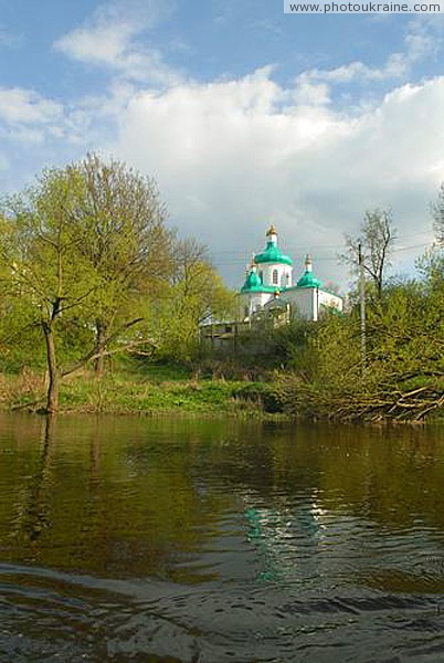 Olevsk. Nicholas Church on banks of Ubort Zhytomyr Region Ukraine photos