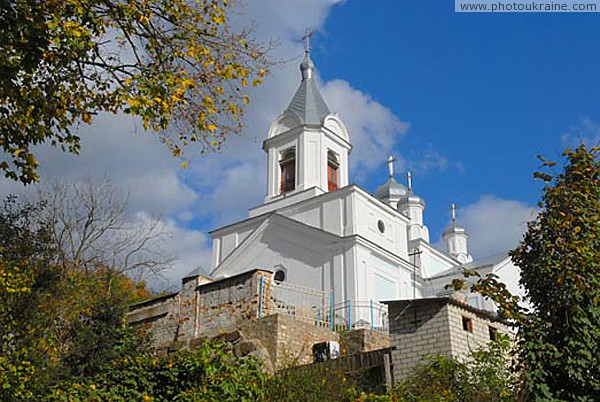 Trygiria. Belfry of Church of Transfiguration Zhytomyr Region Ukraine photos