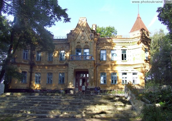 Turchynivka. Front facade of palace Branicky Zhytomyr Region Ukraine photos