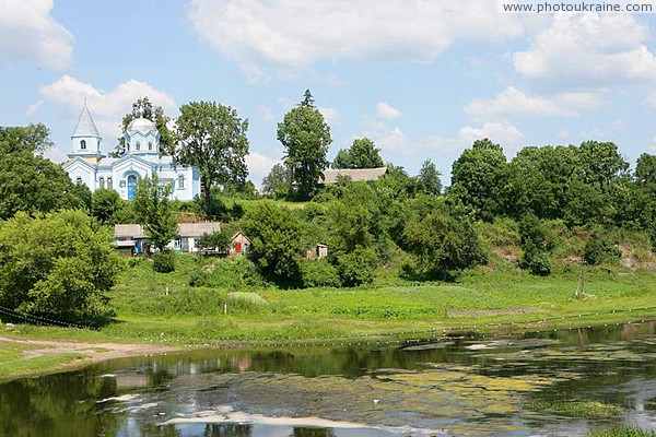 Chudniv. Small town church Zhytomyr Region Ukraine photos