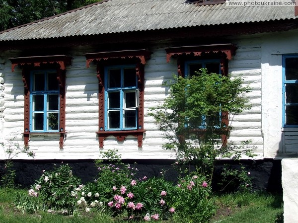 Yaropovychi. Carved trim manor Zhytomyr Region Ukraine photos