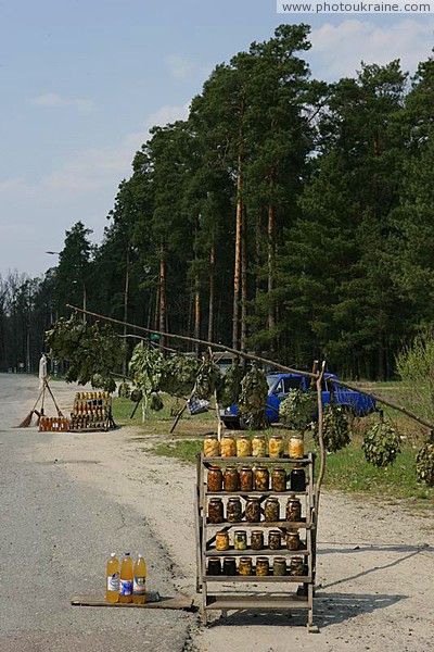 Poliskyi roadside range Zhytomyr Region Ukraine photos