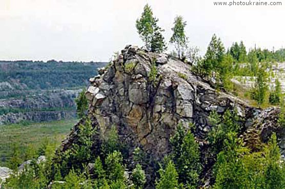 Town Polonne. Granites of Polonne Khmelnytskyi Region Ukraine photos