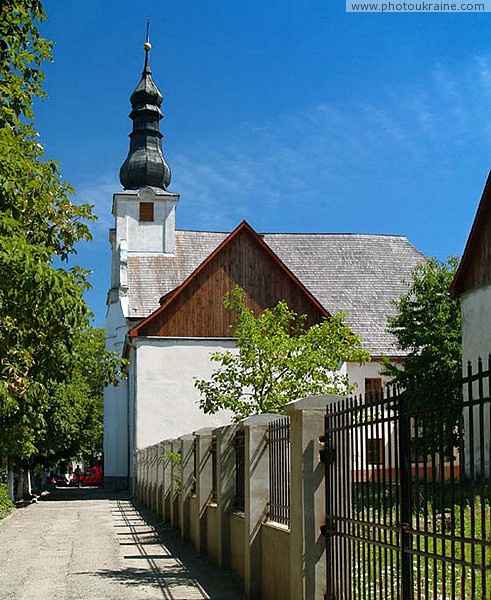Vynogradiv. Main church of Franciscan Monastery Zakarpattia Region Ukraine photos