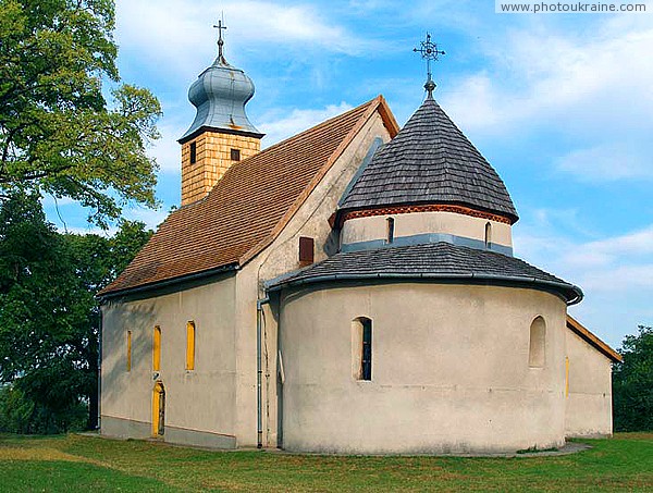 Goriany (Uzhgorod). Goriany church-rotunda Zakarpattia Region Ukraine photos