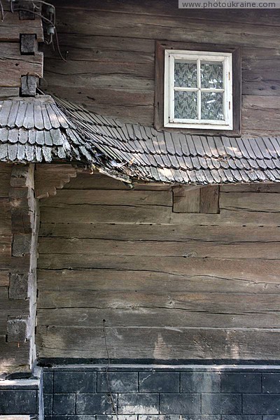 Deshkovtysia. Time-worn shingles Protection church Zakarpattia Region Ukraine photos