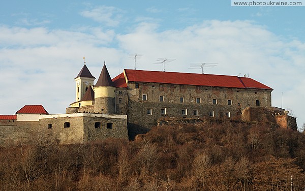 Mukacheve. View of Mukacheve castle from east Zakarpattia Region Ukraine photos