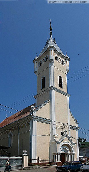 Mukacheve. Calvinist church Zakarpattia Region Ukraine photos