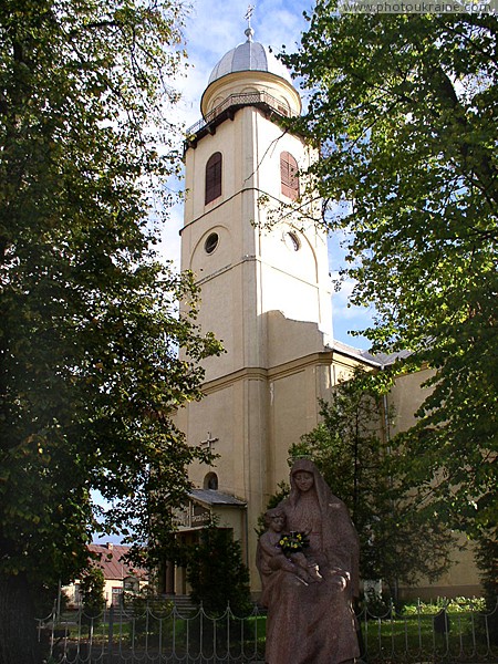 Mukacheve. Bell tower of Assumption Church Zakarpattia Region Ukraine photos
