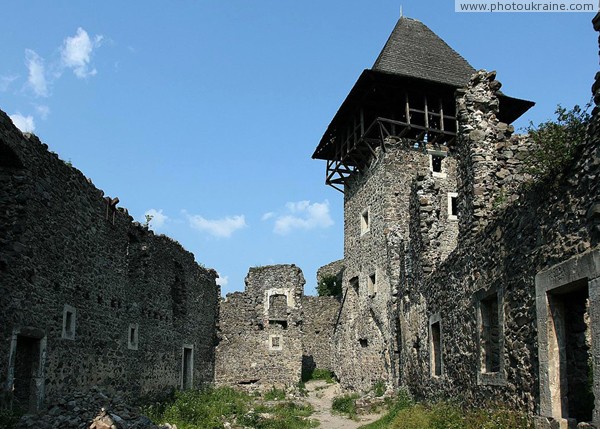 Nevytske. In dungeon of castle Nevytske Zakarpattia Region Ukraine photos