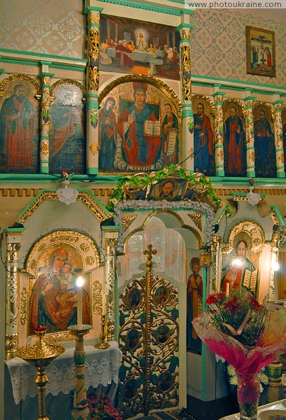 Svaliava. Iconostasis of St. Michael's Church Zakarpattia Region Ukraine photos