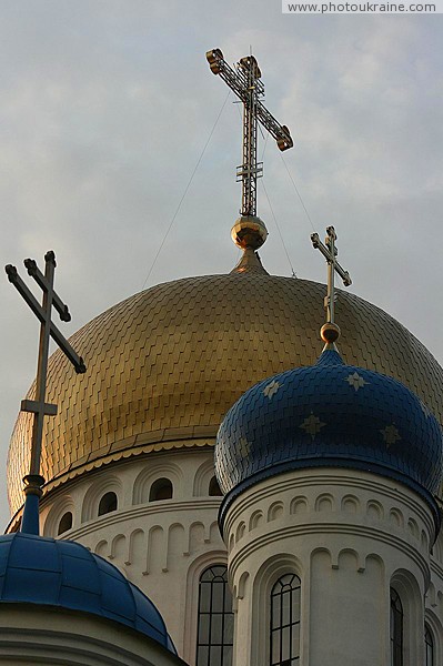 Uzhgorod. Crosses Orthodox Cathedral Zakarpattia Region Ukraine photos
