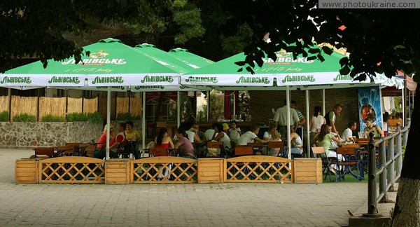 Uzhgorod. Summer Cafe Zakarpattia Region Ukraine photos