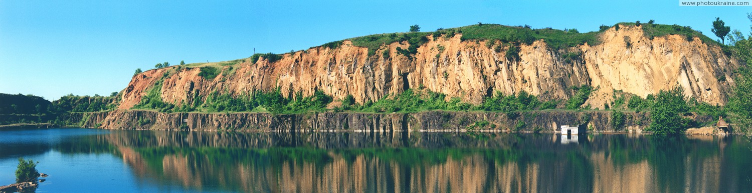 Uzhgorod. Panorama Radvanka basalt quarry Zakarpattia Region Ukraine photos