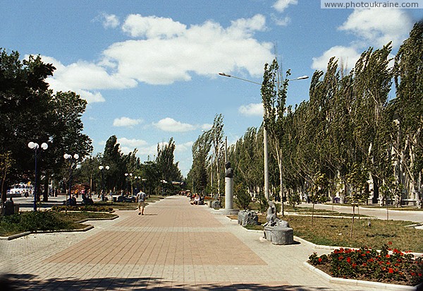 Berdiansk. Seaside boulevard Gorky Zaporizhzhia Region Ukraine photos