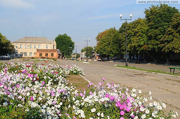 Guliaypole. Central area of city Zaporizhzhia Region Ukraine photos