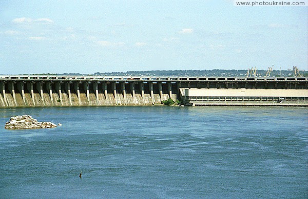 Zaporizhzhia. Dam & turbine hall 2 Dniproges Zaporizhzhia Region Ukraine photos