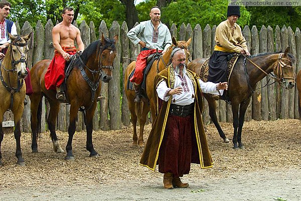 Zaporizhzhia. Horse theater in the southern part of island Khortytsia Zaporizhzhia Region Ukraine photos