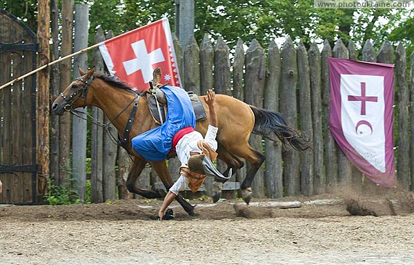 Zaporizhzhia. Horse theater  raise cap is not easy Zaporizhzhia Region Ukraine photos
