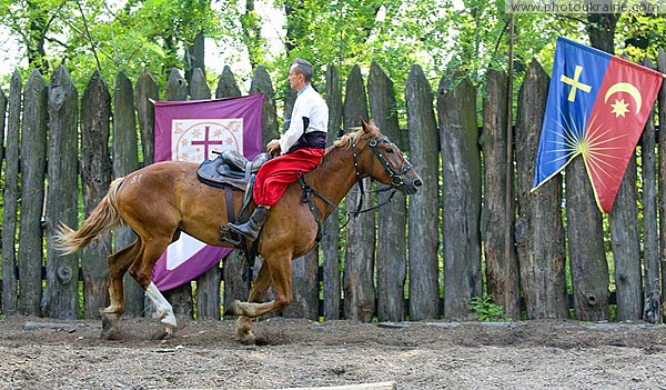 Zaporizhzhia. Horse theatre  backwards (back) Zaporizhzhia Region Ukraine photos