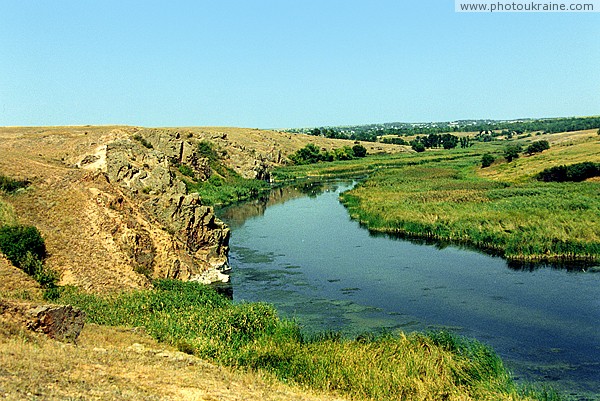 Radyvonivka. Rock Owl on right bank of Berda Zaporizhzhia Region Ukraine photos