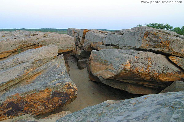 Terpinnia. Nature seemed to cut sandstone Zaporizhzhia Region Ukraine photos