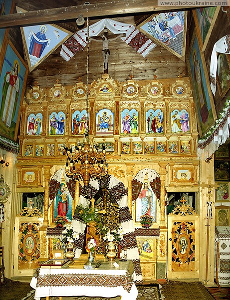 Vorokhta. The iconostasis of the Church of Peter and Paul Ivano-Frankivsk Region Ukraine photos