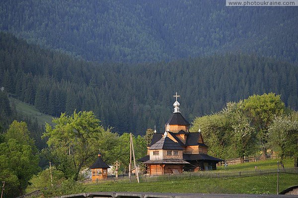 Vorokhta. Carpathian environment of the Peter and Paul Church Ivano-Frankivsk Region Ukraine photos