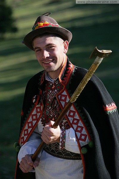 Vorokhta. Hutsul handsome Ivano-Frankivsk Region Ukraine photos