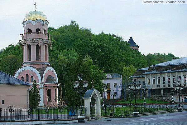 Galych. Castle Hill above the city center Ivano-Frankivsk Region Ukraine photos