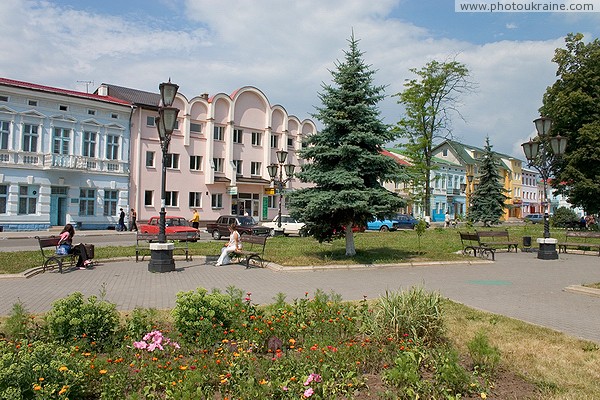 Galych. Pink City Council Building Ivano-Frankivsk Region Ukraine photos