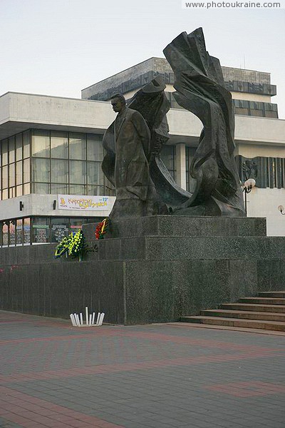Ivano-Frankivsk. Monument to Ivan Franko Ivano-Frankivsk Region Ukraine photos