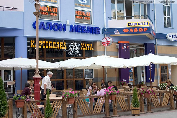 Ivano-Frankivsk. City cafe Ivano-Frankivsk Region Ukraine photos