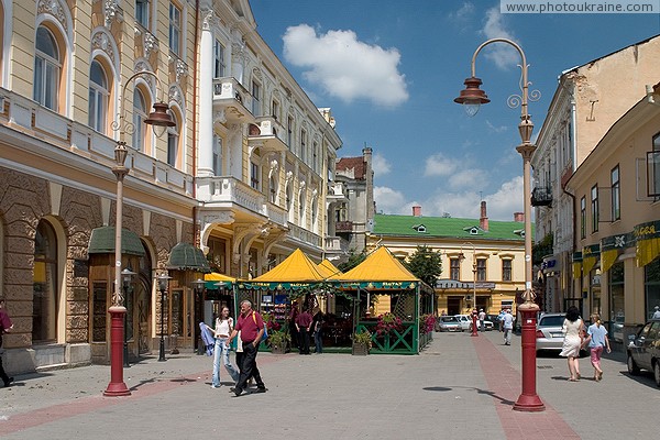Ivano-Frankivsk. Pedestrian and Restaurant Street Ivano-Frankivsk Region Ukraine photos