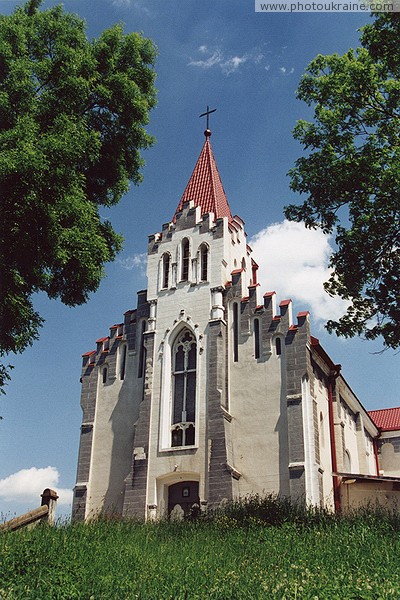 Kalush. Front facade of the church of St. Valentine Ivano-Frankivsk Region Ukraine photos