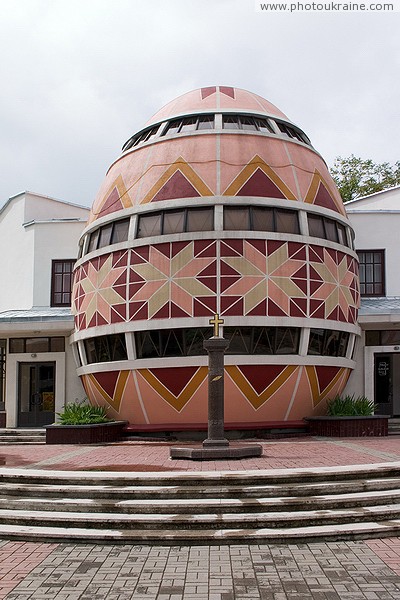 Kolomyia. The main architectural element of the Pysanka Museum Ivano-Frankivsk Region Ukraine photos