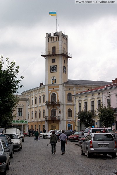 Kolomyia. City Hall at the beginning of the prospect of Grushevskogo Ivano-Frankivsk Region Ukraine photos