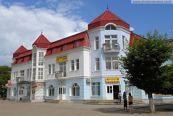 Kolomyia. View of the hotel 