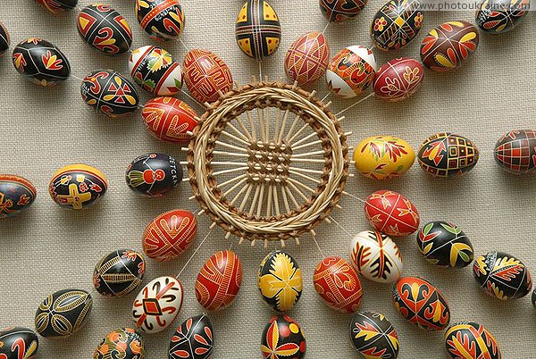 Kolomyia. Eggs Museum - Pisan variety Ivano-Frankivsk Region Ukraine photos