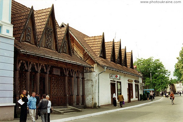Kosiv. Former building of the Museum of Hutsul art and life Ivano-Frankivsk Region Ukraine photos
