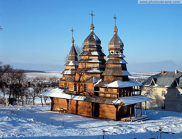 Krylos. Reconstruction of the wooden church of the XVI century Ivano-Frankivsk Region Ukraine photos