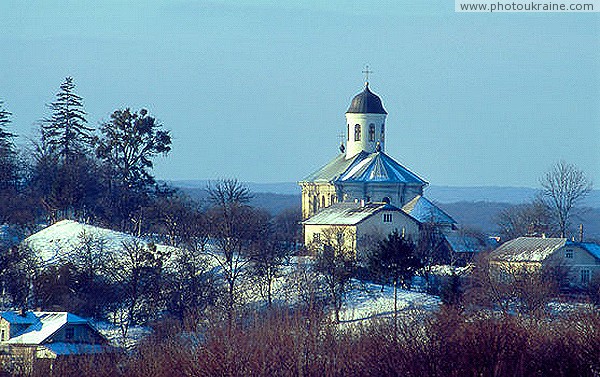 Krylos. Assumption Church (eastern facade) Ivano-Frankivsk Region Ukraine photos