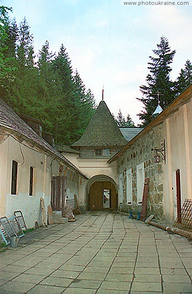 Maniavsky monastery. Southeast entrance to the monastery Ivano-Frankivsk Region Ukraine photos