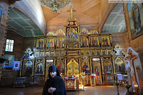 Maniavsky monastery. Superior in the Vozdvizhensky Church Ivano-Frankivsk Region Ukraine photos