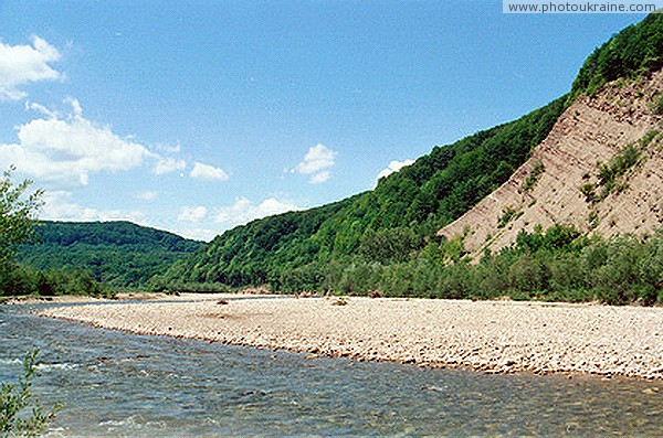 Nadvirna. River Bystritsa-Nadvornyanskaya Ivano-Frankivsk Region Ukraine photos