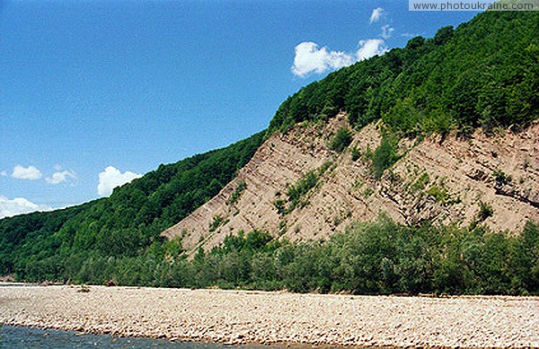 Nadvirna. Left bank of the river Bystritsa-Nadvornyanskaya Ivano-Frankivsk Region Ukraine photos