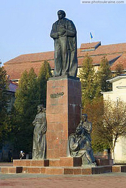 Nadvirna. A multi-figure monument to Taras Shevchenko Ivano-Frankivsk Region Ukraine photos